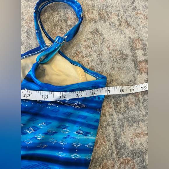 MIRACLESUIT Seraphina Size 16 One-Piece Swimsuit Blue Multi Print Underwire NWT - Picture 10 of 11